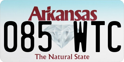 AR license plate 085WTC