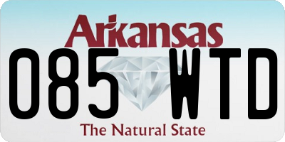 AR license plate 085WTD