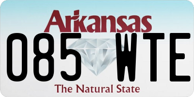 AR license plate 085WTE