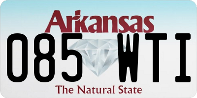 AR license plate 085WTI