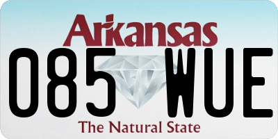 AR license plate 085WUE