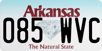 AR license plate 085WVC