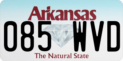 AR license plate 085WVD