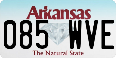 AR license plate 085WVE