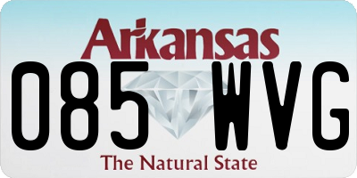 AR license plate 085WVG