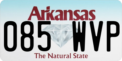 AR license plate 085WVP