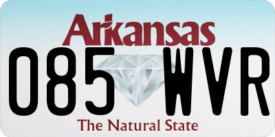 AR license plate 085WVR
