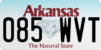 AR license plate 085WVT