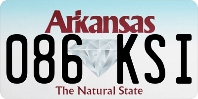 AR license plate 086KSI