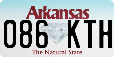 AR license plate 086KTH