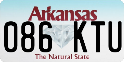 AR license plate 086KTU