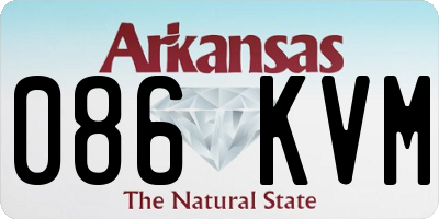 AR license plate 086KVM