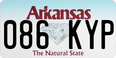 AR license plate 086KYP