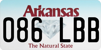 AR license plate 086LBB