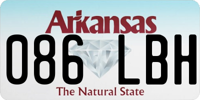 AR license plate 086LBH