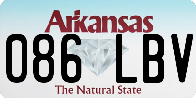 AR license plate 086LBV