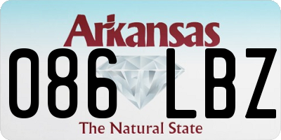 AR license plate 086LBZ