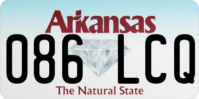AR license plate 086LCQ