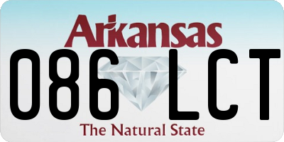 AR license plate 086LCT