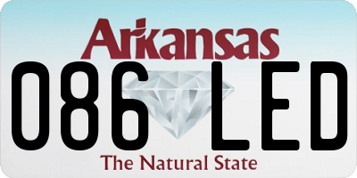 AR license plate 086LED