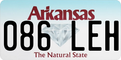 AR license plate 086LEH