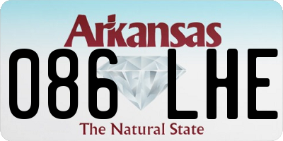 AR license plate 086LHE