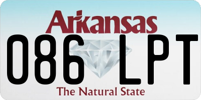 AR license plate 086LPT