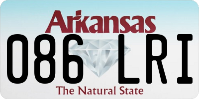 AR license plate 086LRI
