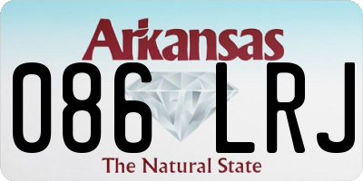 AR license plate 086LRJ