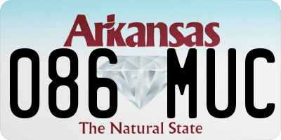 AR license plate 086MUC