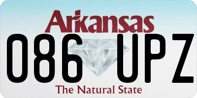 AR license plate 086UPZ