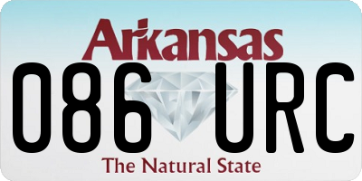 AR license plate 086URC