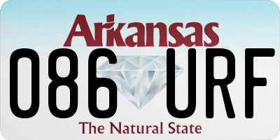 AR license plate 086URF