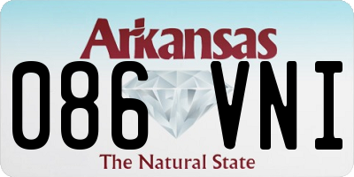 AR license plate 086VNI