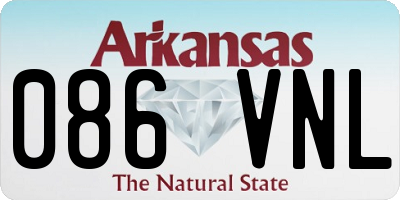 AR license plate 086VNL