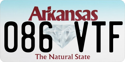 AR license plate 086VTF