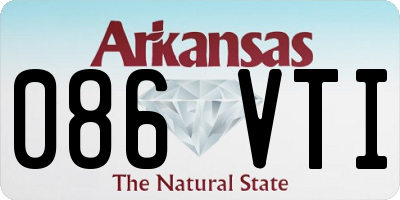 AR license plate 086VTI