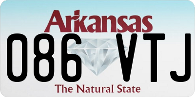 AR license plate 086VTJ