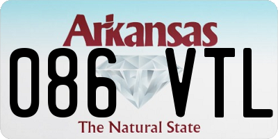 AR license plate 086VTL