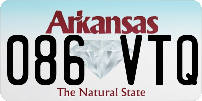 AR license plate 086VTQ