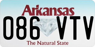 AR license plate 086VTV
