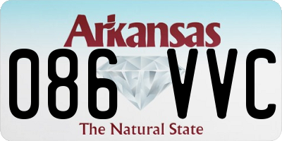 AR license plate 086VVC