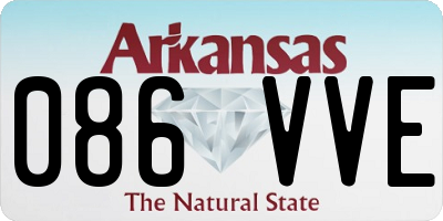 AR license plate 086VVE