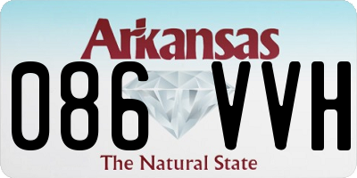 AR license plate 086VVH