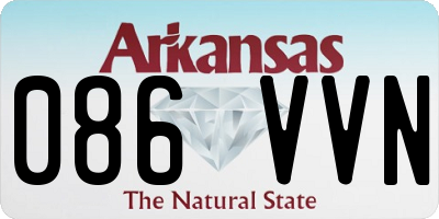 AR license plate 086VVN