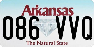 AR license plate 086VVQ