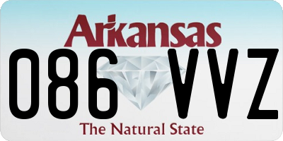 AR license plate 086VVZ