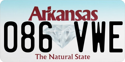 AR license plate 086VWE