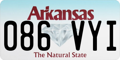 AR license plate 086VYI
