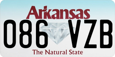 AR license plate 086VZB
